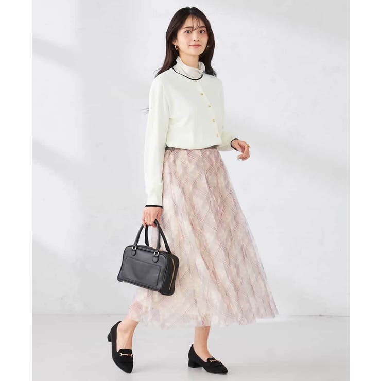 チェック柄チュールスカート | a.v.v【WOMEN】 | 詳細画像7 