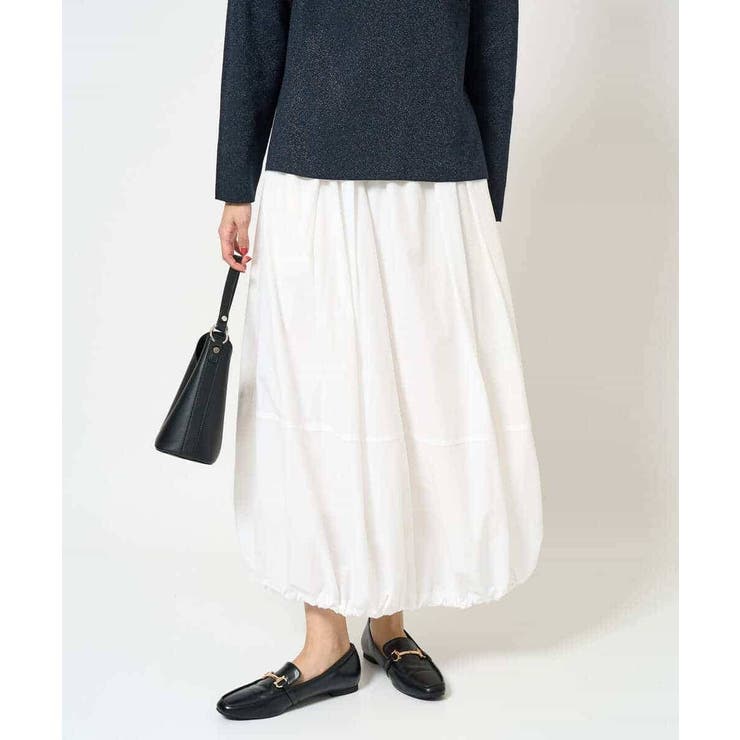 ホワイト | 【WEB限定】バルーンスカート | a.v.v【WOMEN】