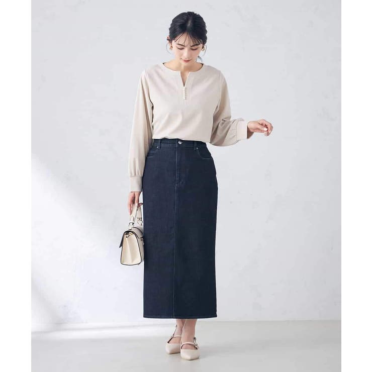 デニムナロースカート | a.v.v【WOMEN】 | 詳細画像4 