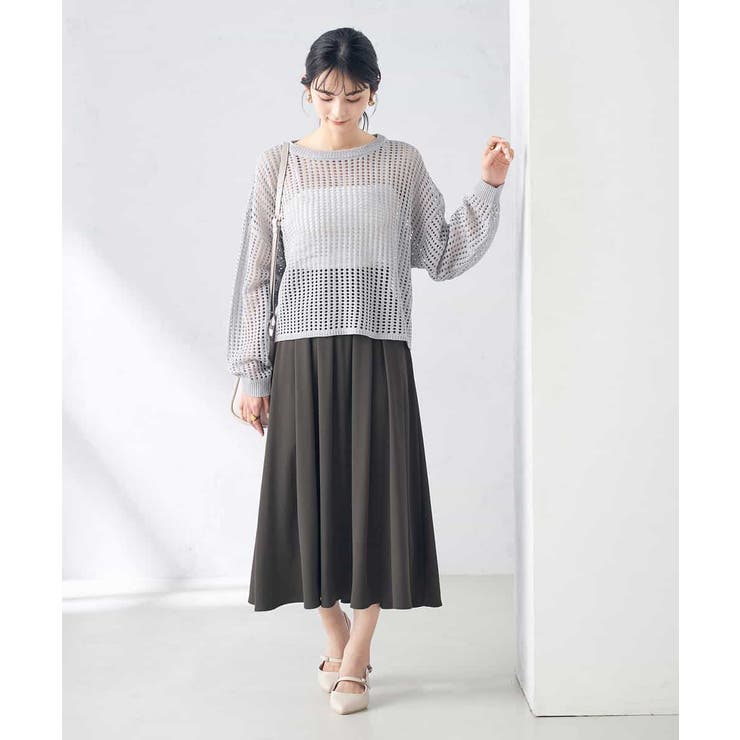 【洗える】落ち感フレアスカート | a.v.v【WOMEN】 | 詳細画像10 