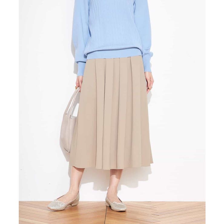 ベージュ | 【洗える】落ち感フレアスカート | a.v.v【WOMEN】