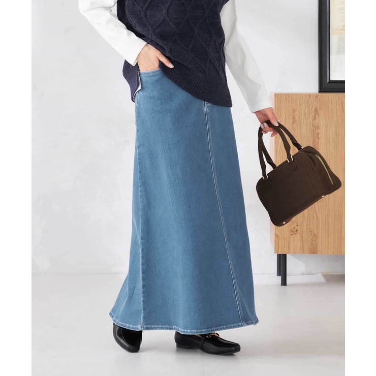 Aラインデニムスカート | a.v.v【WOMEN】 | 詳細画像11 