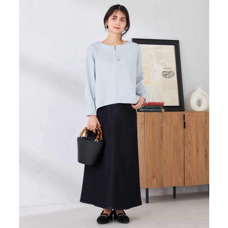 Aラインデニムスカート | a.v.v【WOMEN】 | 詳細画像19 