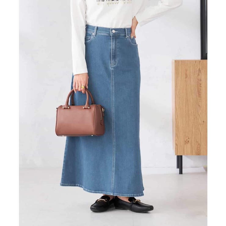 Aラインデニムスカート | a.v.v【WOMEN】 | 詳細画像3 