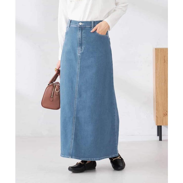 Aラインデニムスカート | a.v.v【WOMEN】 | 詳細画像4 