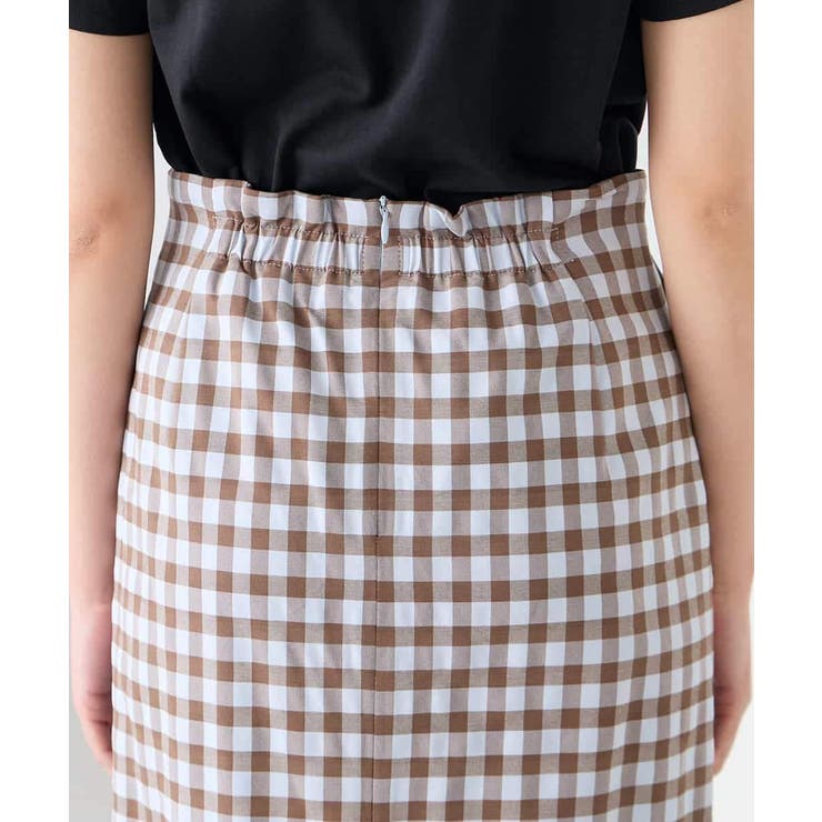 【洗濯機で洗える】ギンガムチェック柄ナロースカート | a.v.v【WOMEN】 | 詳細画像13 