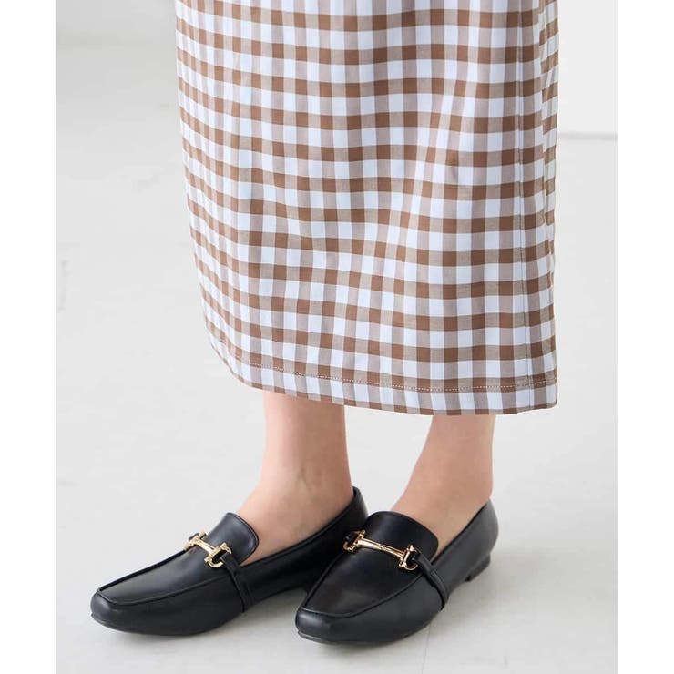 【洗濯機で洗える】ギンガムチェック柄ナロースカート | a.v.v【WOMEN】 | 詳細画像15 