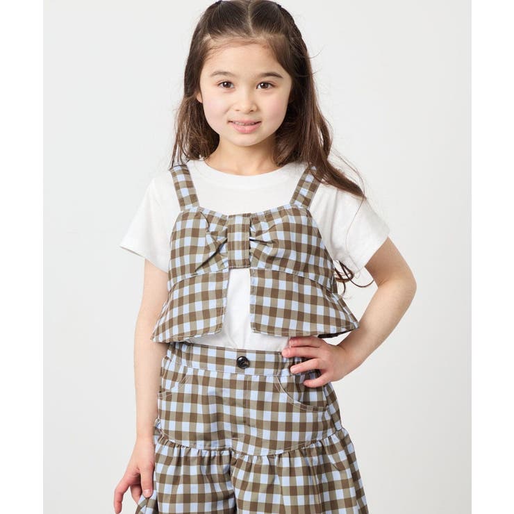 【洗濯機で洗える】ギンガムチェック柄ナロースカート | a.v.v【WOMEN】 | 詳細画像18 