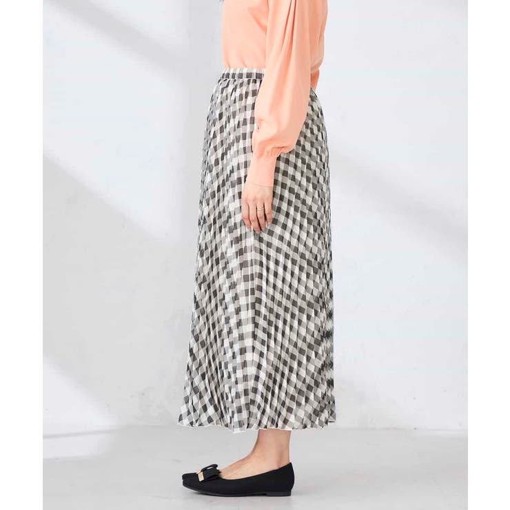 ギンガムチェックプリーツスカート | a.v.v【WOMEN】 | 詳細画像11 