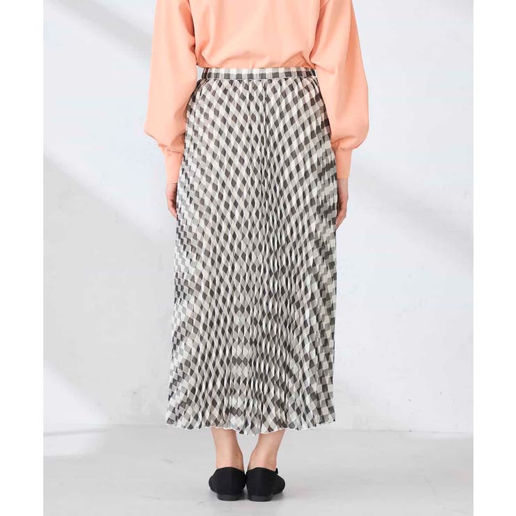 ギンガムチェックプリーツスカート | a.v.v【WOMEN】 | 詳細画像12 