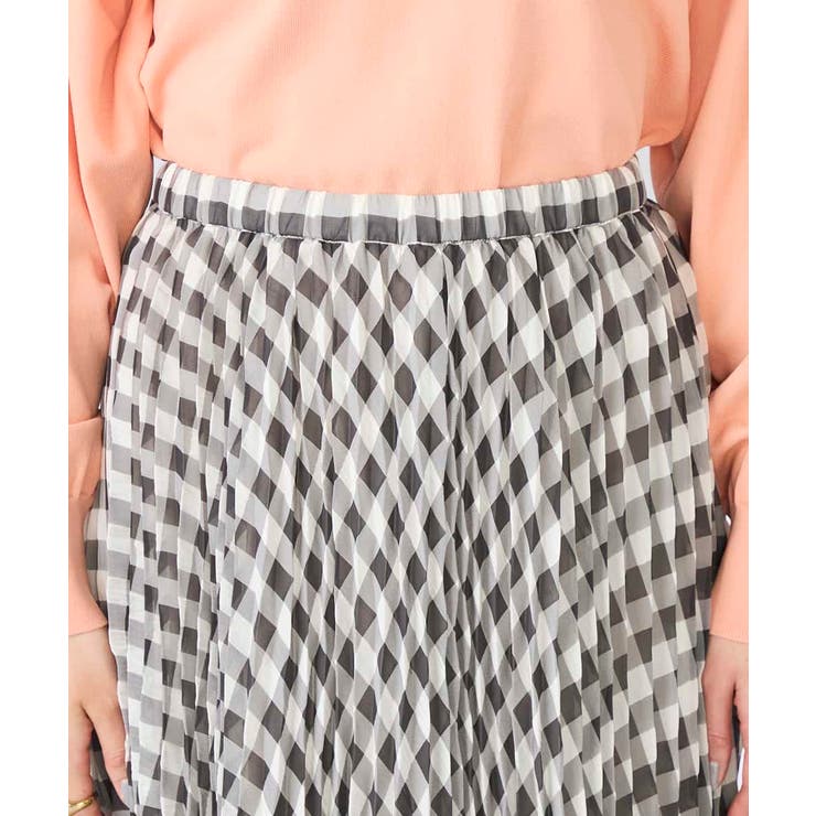 ギンガムチェックプリーツスカート | a.v.v【WOMEN】 | 詳細画像13 