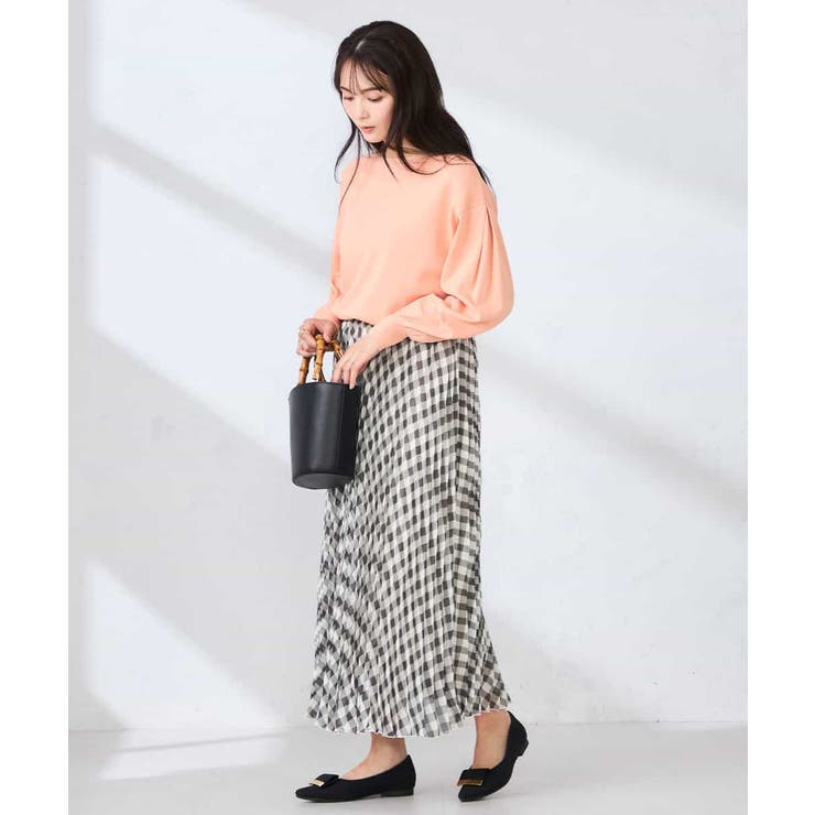 ギンガムチェックプリーツスカート | a.v.v【WOMEN】 | 詳細画像8 