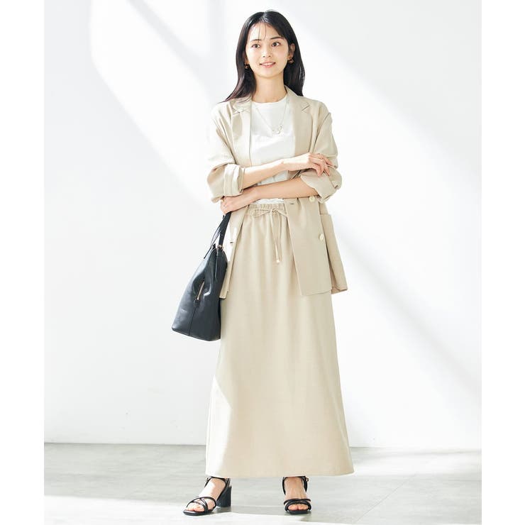 【洗える/UVカット/接触冷感】麻調ナロースカート | a.v.v【WOMEN】 | 詳細画像15 