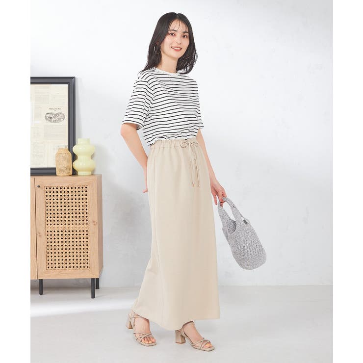 【洗える/UVカット/接触冷感】麻調ナロースカート | a.v.v【WOMEN】 | 詳細画像26 