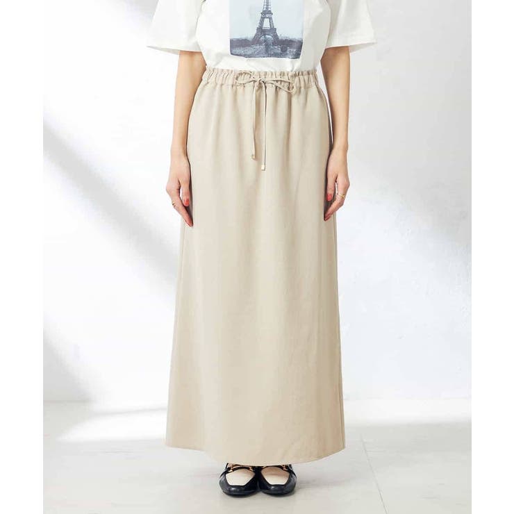 【洗える/UVカット/接触冷感】麻調ナロースカート | a.v.v【WOMEN】 | 詳細画像30 