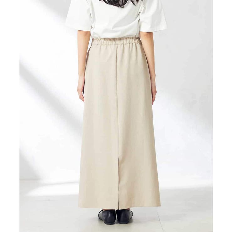 【洗える/UVカット/接触冷感】麻調ナロースカート | a.v.v【WOMEN】 | 詳細画像32 