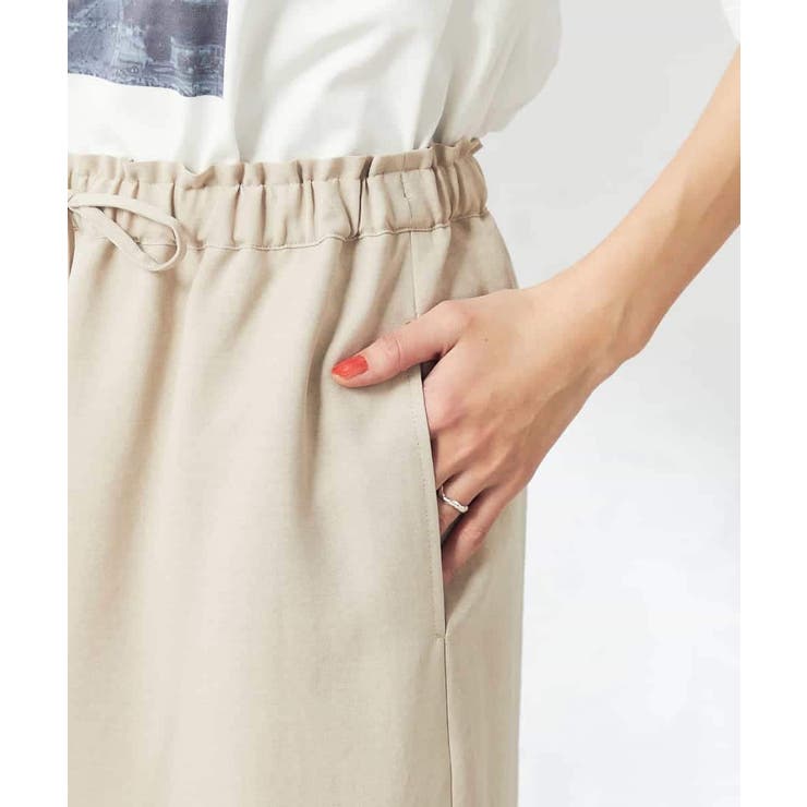 【洗える/UVカット/接触冷感】麻調ナロースカート | a.v.v【WOMEN】 | 詳細画像35 