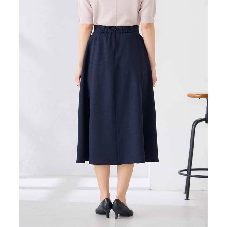【接触冷感 UVカット】リネンライクフレアスカート【セットアップ対応 アンチピリ… | a.v.v【WOMEN】 | 詳細画像19 