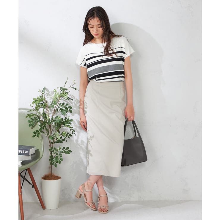 【接触冷感】サマーハイパーストレッチナロースカート | a.v.v【WOMEN】 | 詳細画像13 