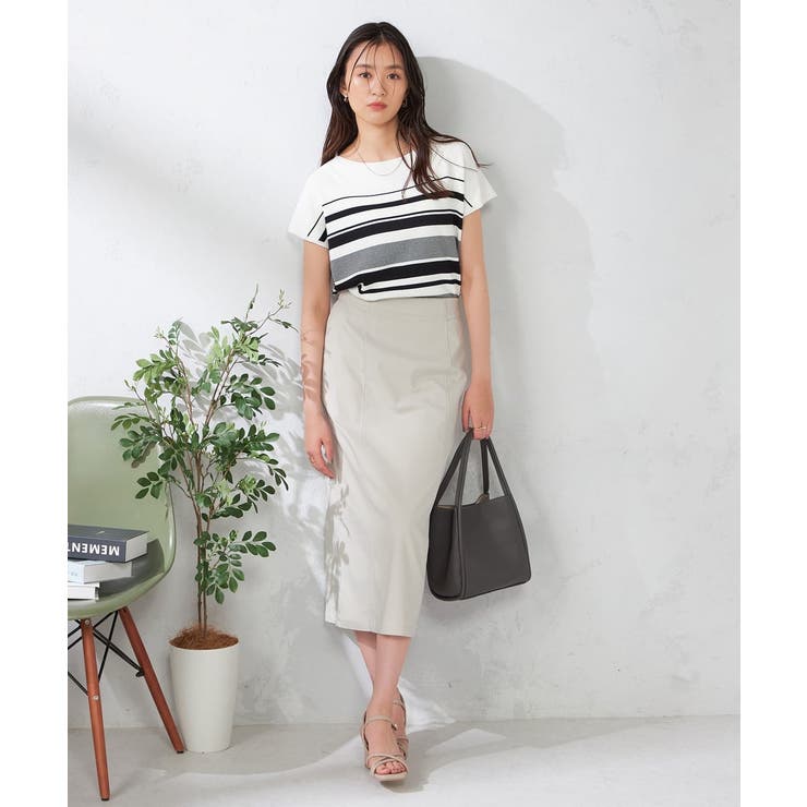 【接触冷感】サマーハイパーストレッチナロースカート | a.v.v【WOMEN】 | 詳細画像15 