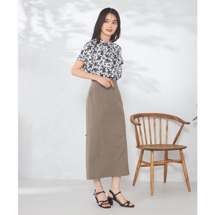 【接触冷感】サマーハイパーストレッチナロースカート | a.v.v【WOMEN】 | 詳細画像5 