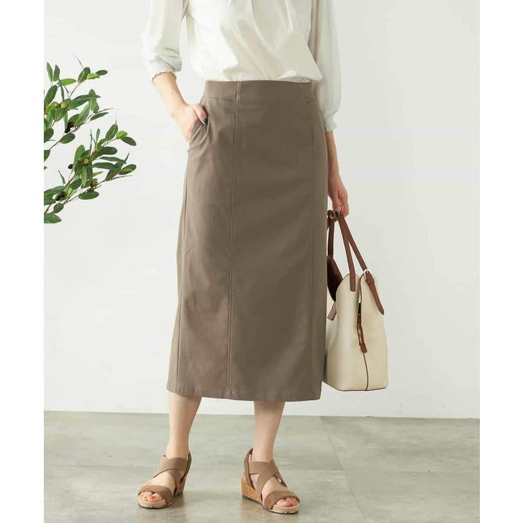 【接触冷感】サマーハイパーストレッチナロースカート | a.v.v【WOMEN】 | 詳細画像6 