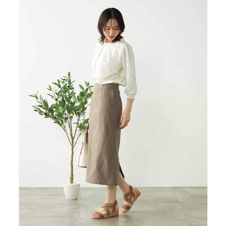 【接触冷感】サマーハイパーストレッチナロースカート | a.v.v【WOMEN】 | 詳細画像9 