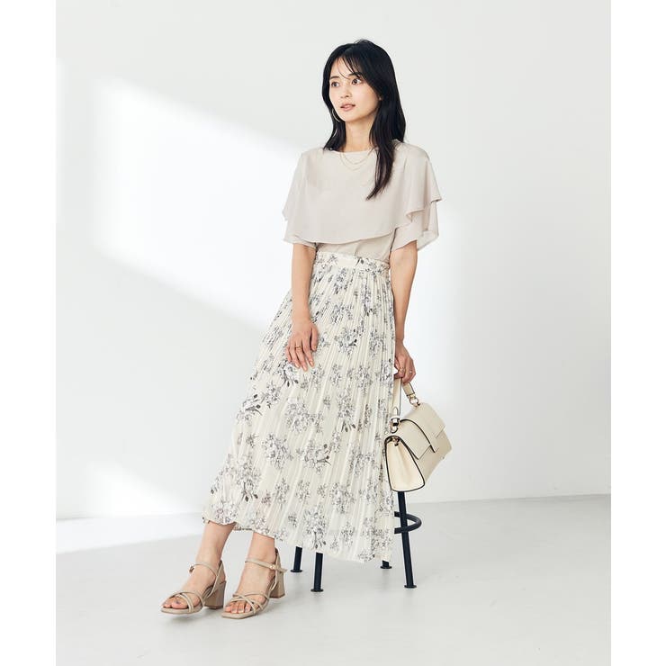 【洗える】プリントランダムプリーツスカート | a.v.v【WOMEN】 | 詳細画像24 