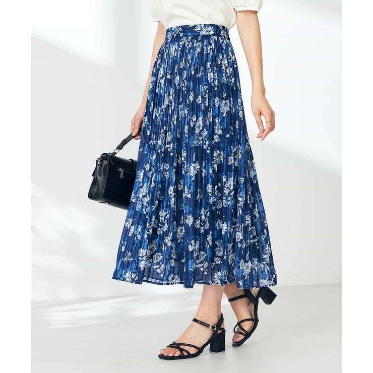 【洗える】プリントランダムプリーツスカート | a.v.v【WOMEN】 | 詳細画像8 