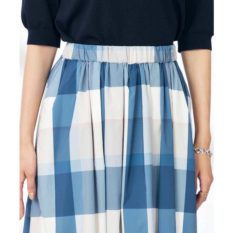 【接触冷感/洗える】ビックチェックタフタスカート | a.v.v【WOMEN】 | 詳細画像29 