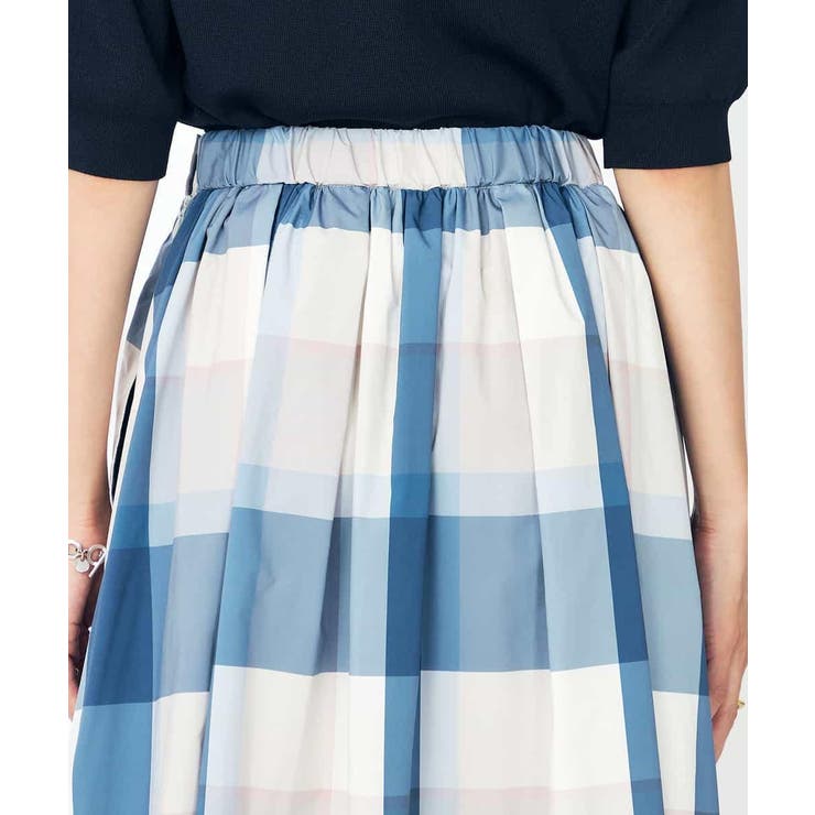 【接触冷感/洗える】ビックチェックタフタスカート | a.v.v【WOMEN】 | 詳細画像30 