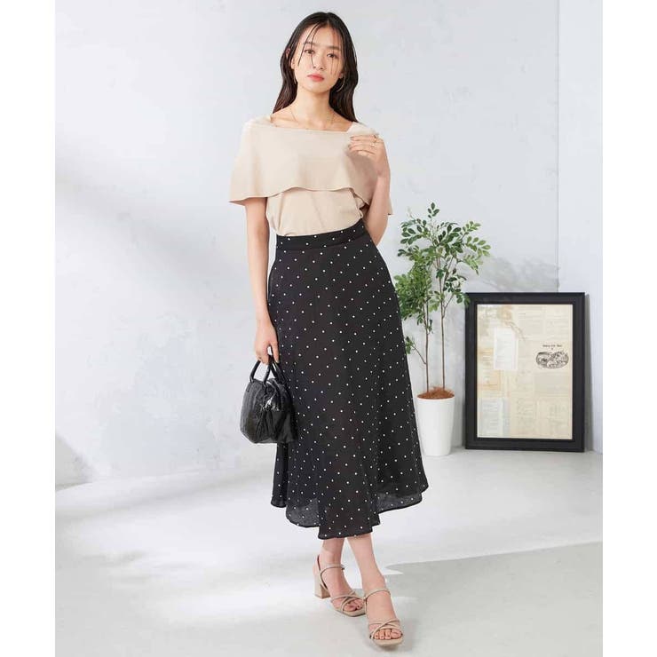 ドットフレアスカート | a.v.v【WOMEN】 | 詳細画像17 