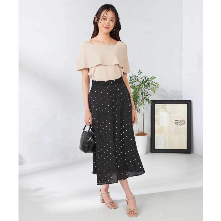ドットフレアスカート | a.v.v【WOMEN】 | 詳細画像18 
