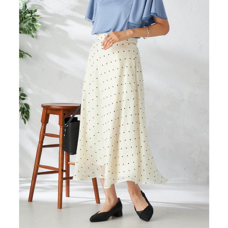 ドットフレアスカート | a.v.v【WOMEN】 | 詳細画像2 