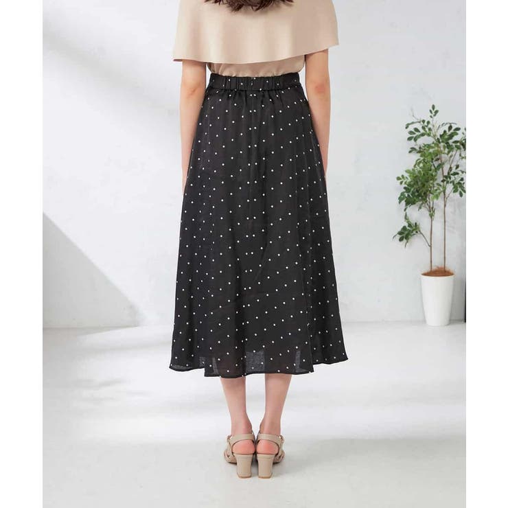 ドットフレアスカート | a.v.v【WOMEN】 | 詳細画像24 