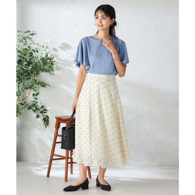 ドットフレアスカート | a.v.v【WOMEN】 | 詳細画像4 