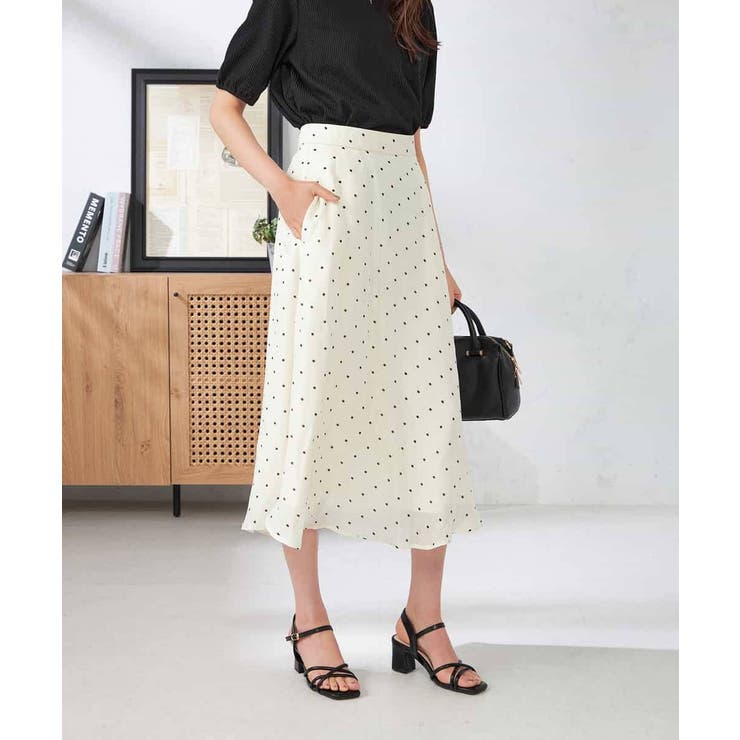 ドットフレアスカート | a.v.v【WOMEN】 | 詳細画像7 