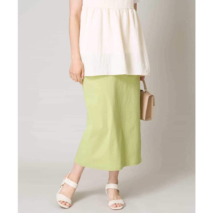 【接触冷感/UVカット/洗える】ハイパーストレッチナロースカート | a.v.v【WOMEN】 | 詳細画像2 