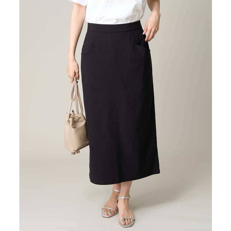 【接触冷感/UVカット/洗える】ハイパーストレッチナロースカート | a.v.v【WOMEN】 | 詳細画像32 