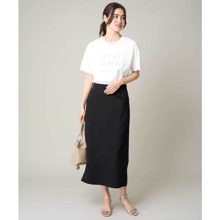 【接触冷感/UVカット/洗える】ハイパーストレッチナロースカート | a.v.v【WOMEN】 | 詳細画像33 