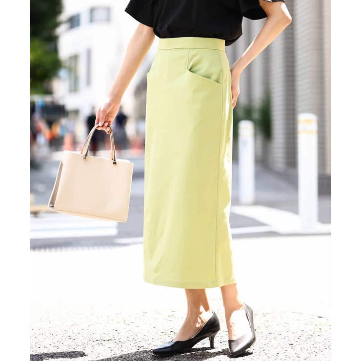 【接触冷感/UVカット/洗える】ハイパーストレッチナロースカート | a.v.v【WOMEN】 | 詳細画像5 