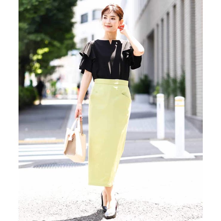 【接触冷感/UVカット/洗える】ハイパーストレッチナロースカート | a.v.v【WOMEN】 | 詳細画像7 