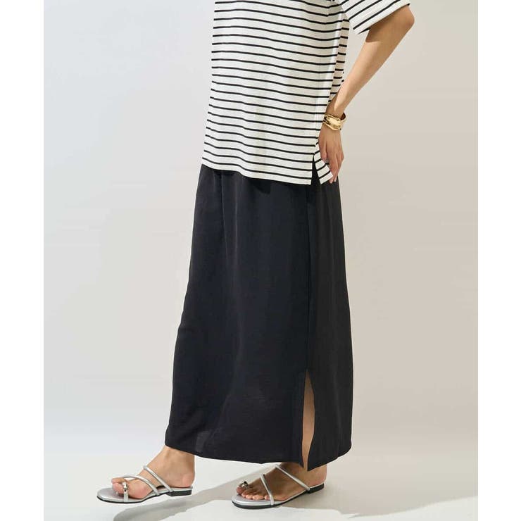 【洗える/ひんやりタッチ裏地】イージーナロースカート | a.v.v【WOMEN】 | 詳細画像1