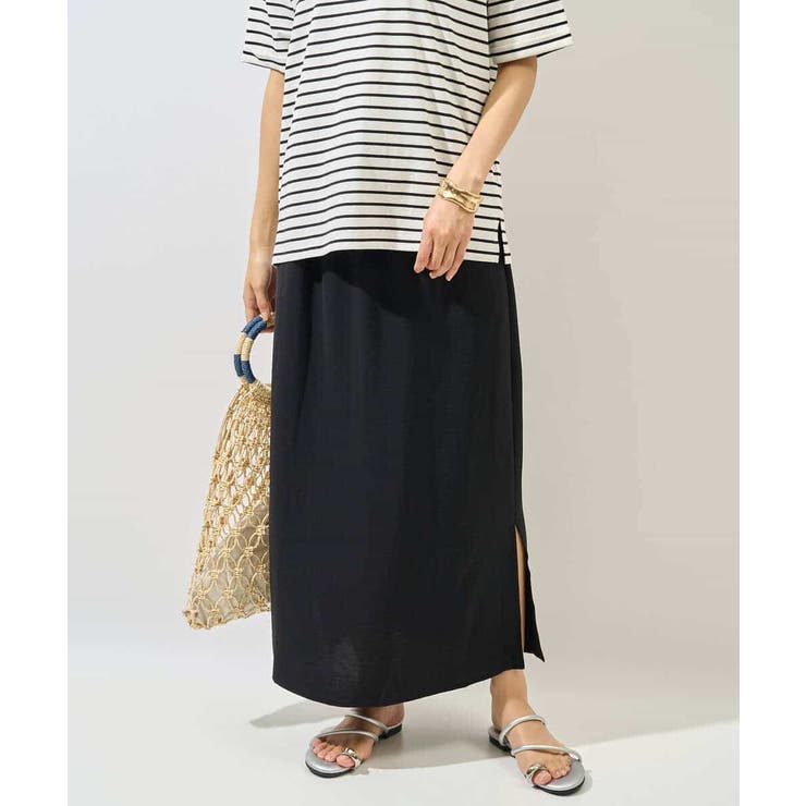 【洗える/ひんやりタッチ裏地】イージーナロースカート | a.v.v【WOMEN】 | 詳細画像13