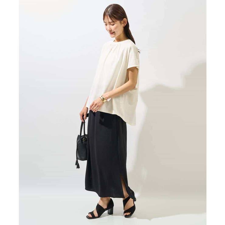 【洗える/ひんやりタッチ裏地】イージーナロースカート | a.v.v【WOMEN】 | 詳細画像24