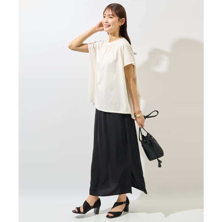 【洗える/ひんやりタッチ裏地】イージーナロースカート | a.v.v【WOMEN】 | 詳細画像25