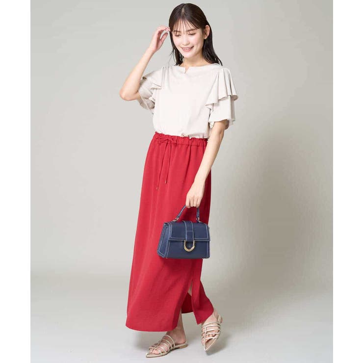 【洗える/ひんやりタッチ裏地】イージーナロースカート | a.v.v【WOMEN】 | 詳細画像3