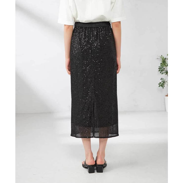 スパンコールナロースカート | a.v.v【WOMEN】 | 詳細画像16 