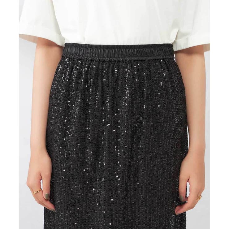 スパンコールナロースカート | a.v.v【WOMEN】 | 詳細画像17 