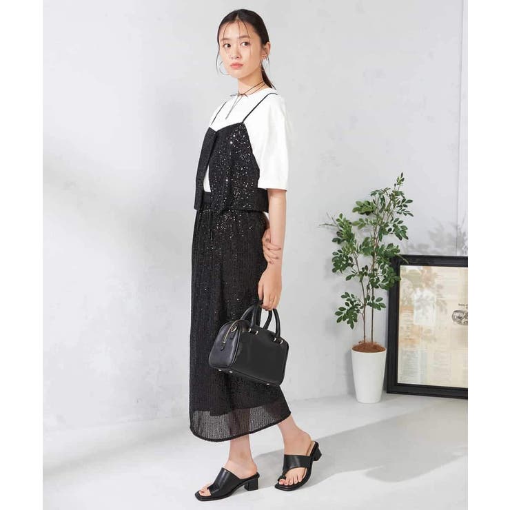 スパンコールナロースカート | a.v.v【WOMEN】 | 詳細画像7 